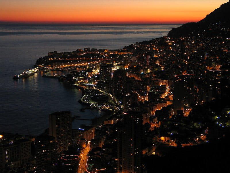 Monaco in the morning of a new year.